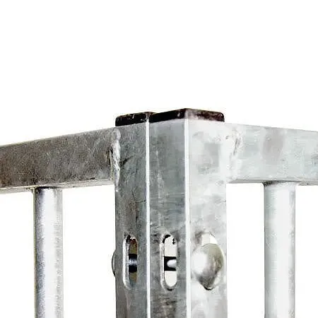 1.0 x 1.84m Full Solid Galvanised Dog Run Panel