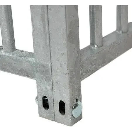 1.0 x 1.84m Full Solid Galvanised Dog Run Panel