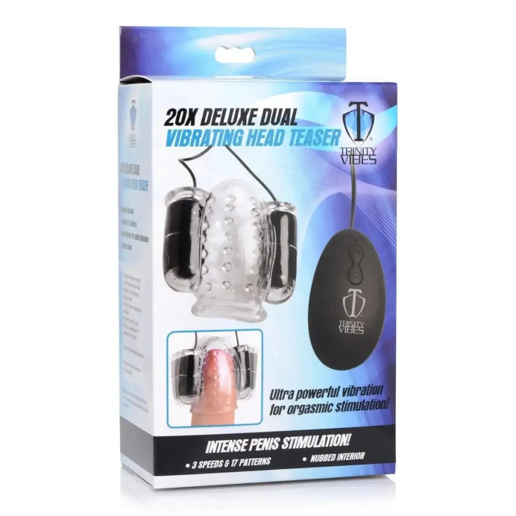 20x Deluxe Dual Vibrating Head Teaser