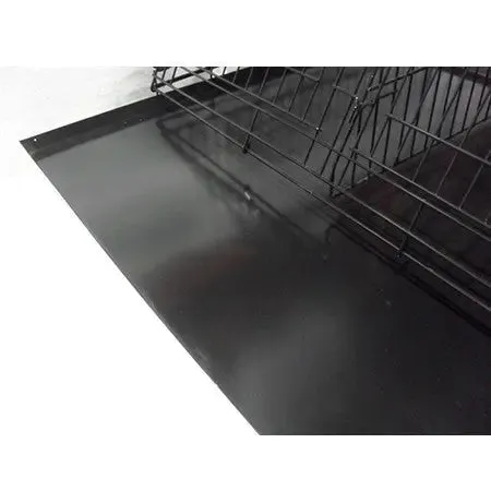 3-Door Car Crate with Escape Hatch - Double with Divider