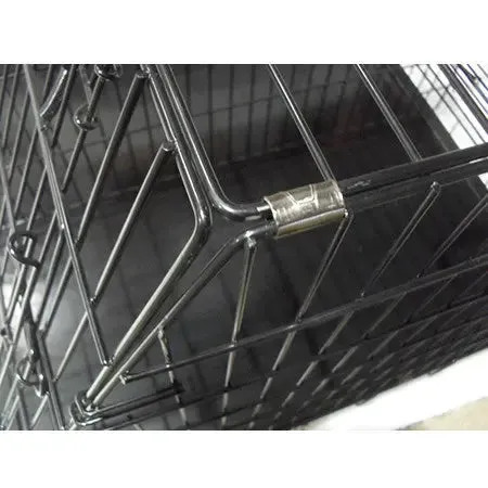 3-Door Car Crate with Escape Hatch - Double with Divider