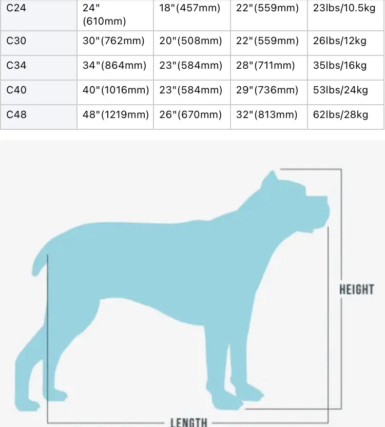 Aluminium Indestructible RIGID RANGE Dog Crate Stackable Dog Pet Puppy Crates Trolley Cage