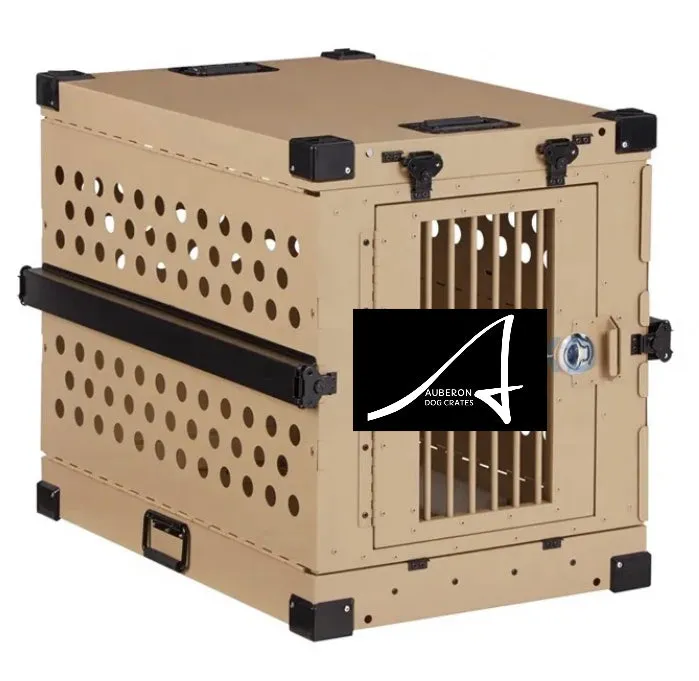 Aluminium ‘Show & Groom’ DOUBLE Crate with Trolley and Grooming Set