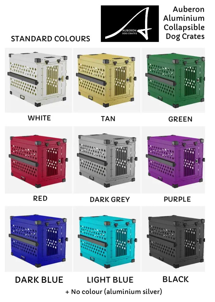 Aluminium ‘Show & Groom’ DOUBLE Crate with Trolley and Grooming Set