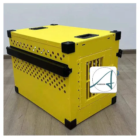 Aluminium ‘Show & Groom’ DOUBLE Crate with Trolley and Grooming Set