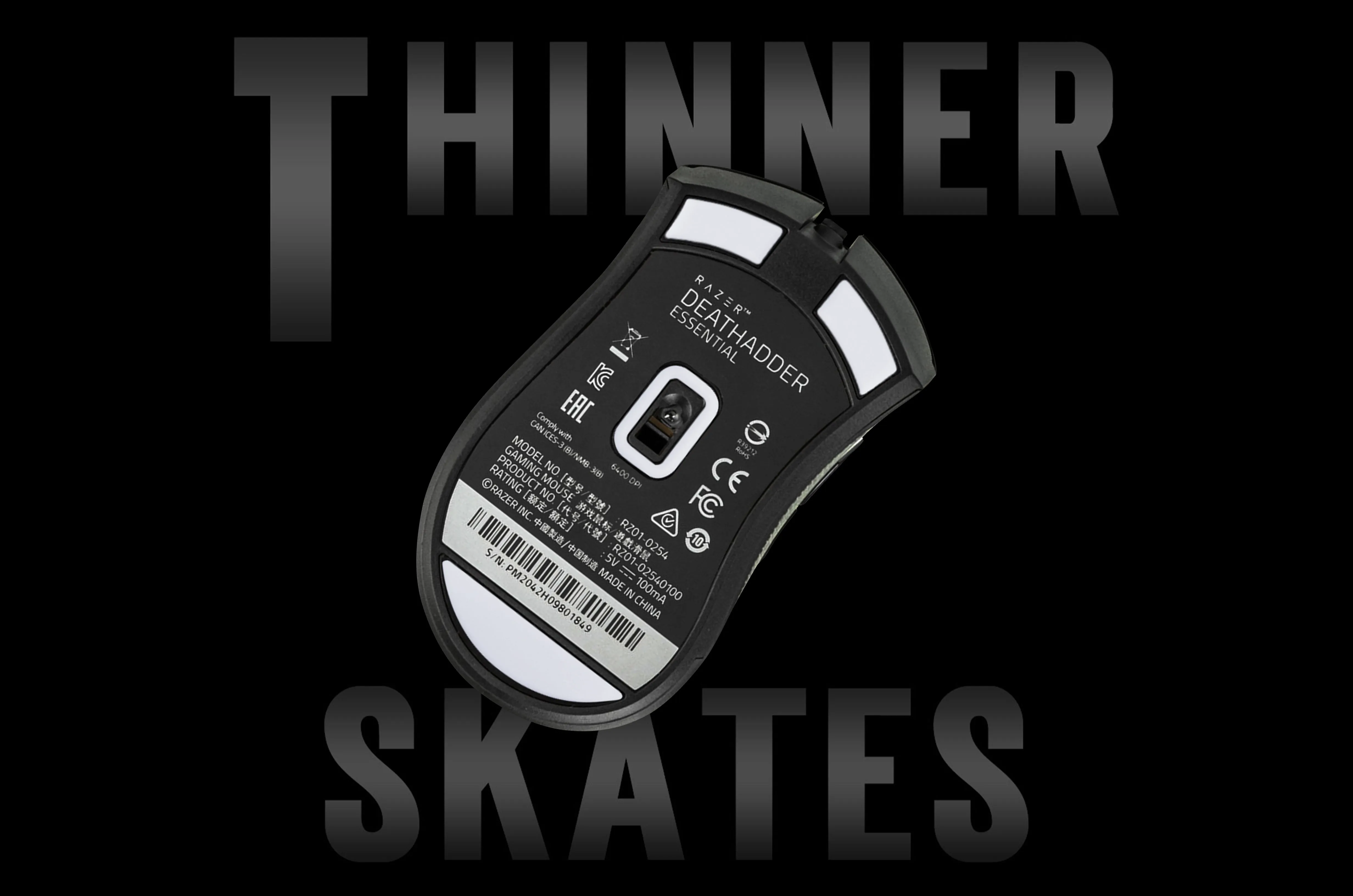 Optimized E-commerce Product Title: PTFE Skates for Razer DeathAdder Essential Mouse