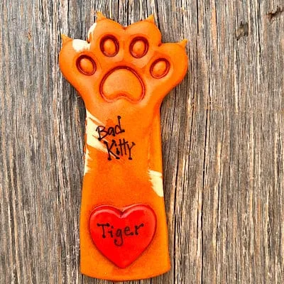 Bad Kitty Paw Ornament