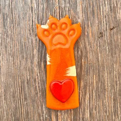 Bad Kitty Paw Ornament