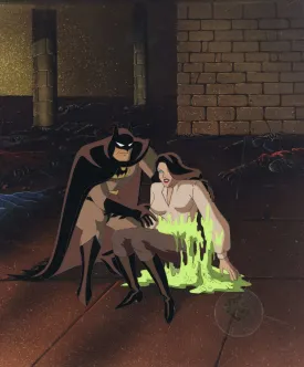 Batman The Animated Series Original Production Cel: Batman, Talia Al Ghul