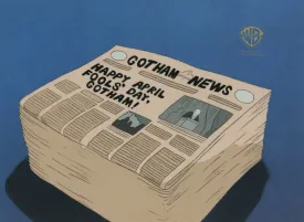 Batman the Animated Series Original Production Cel: Gotham News