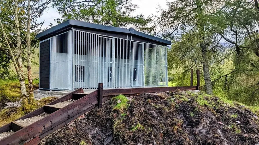 Benchmark Dog Kennel with Apex Roof - Triple 12 x 12ft, Eco Thermal Range