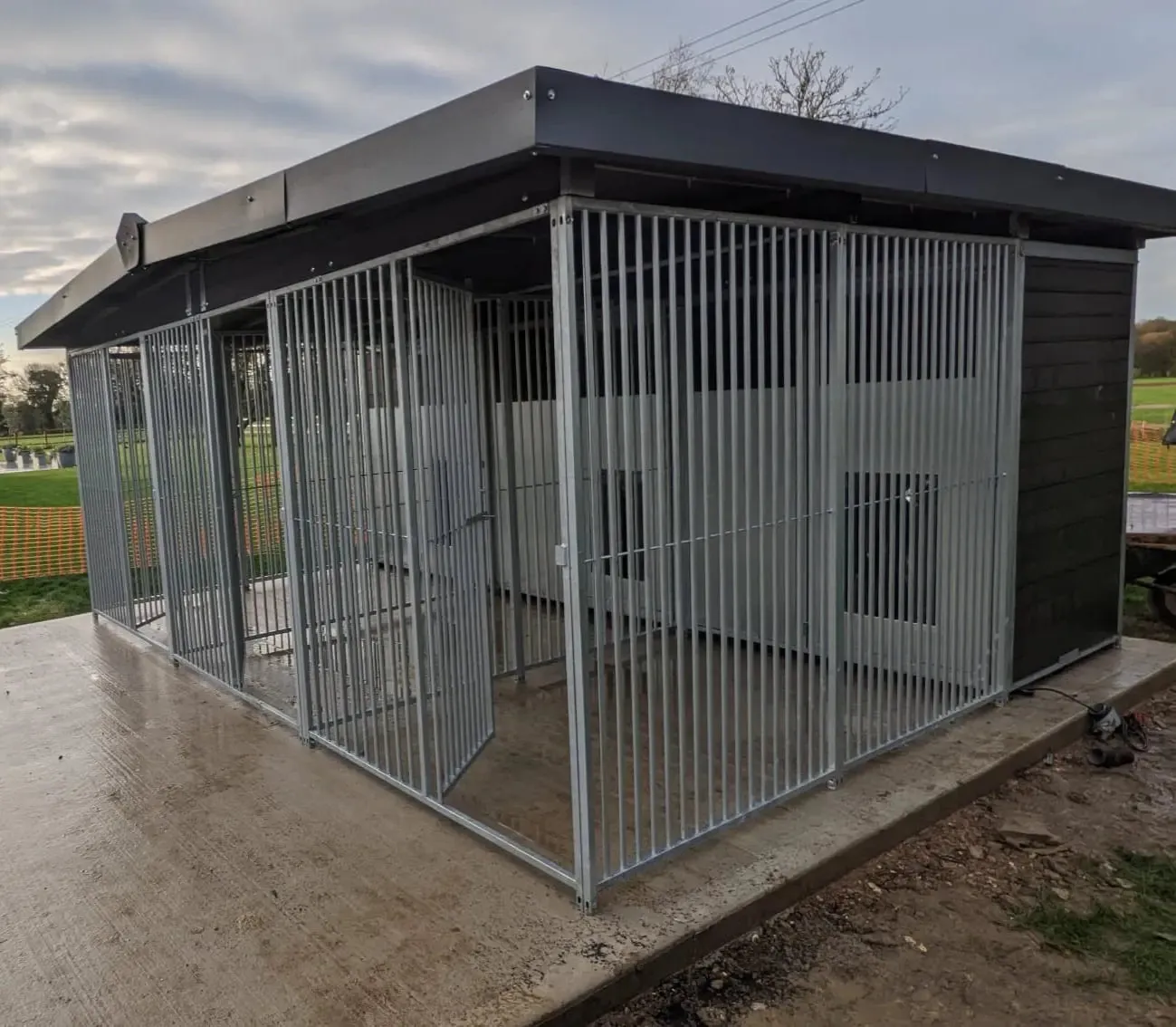 Benchmark Dog Kennel with Apex Roof - Triple 12 x 12ft, Eco Thermal Range