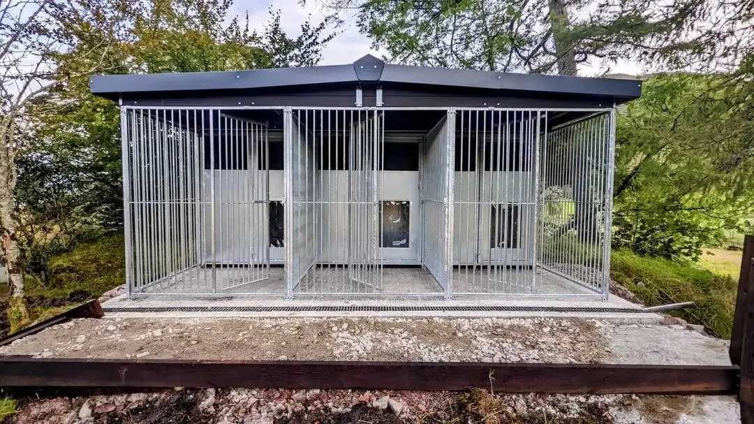 Benchmark Dog Kennel with Apex Roof - Triple 12 x 12ft, Eco Thermal Range