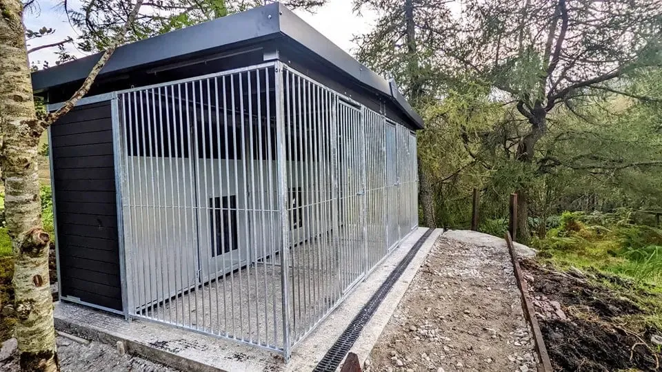 Benchmark Dog Kennel with Apex Roof - Triple 12 x 12ft, Eco Thermal Range