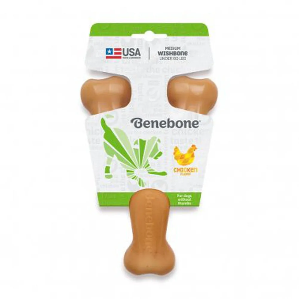 Benebone Chicken Flavor Wishbone Small Dog Chew Toy