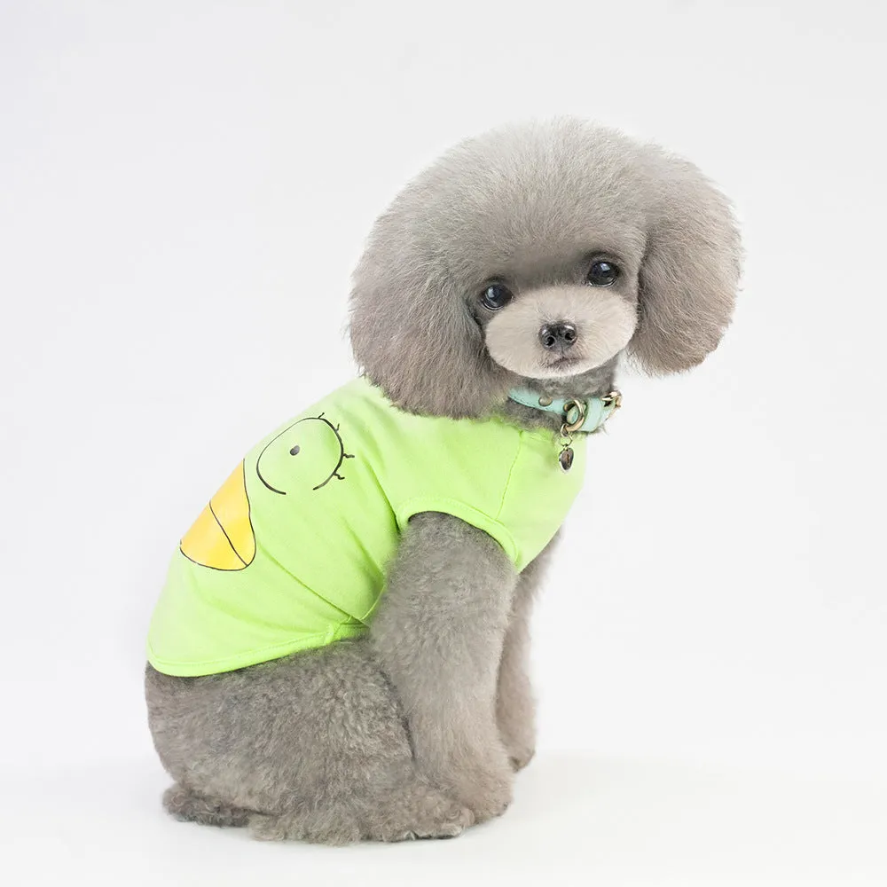 Big-billed duck vest summer small dog pet clothing