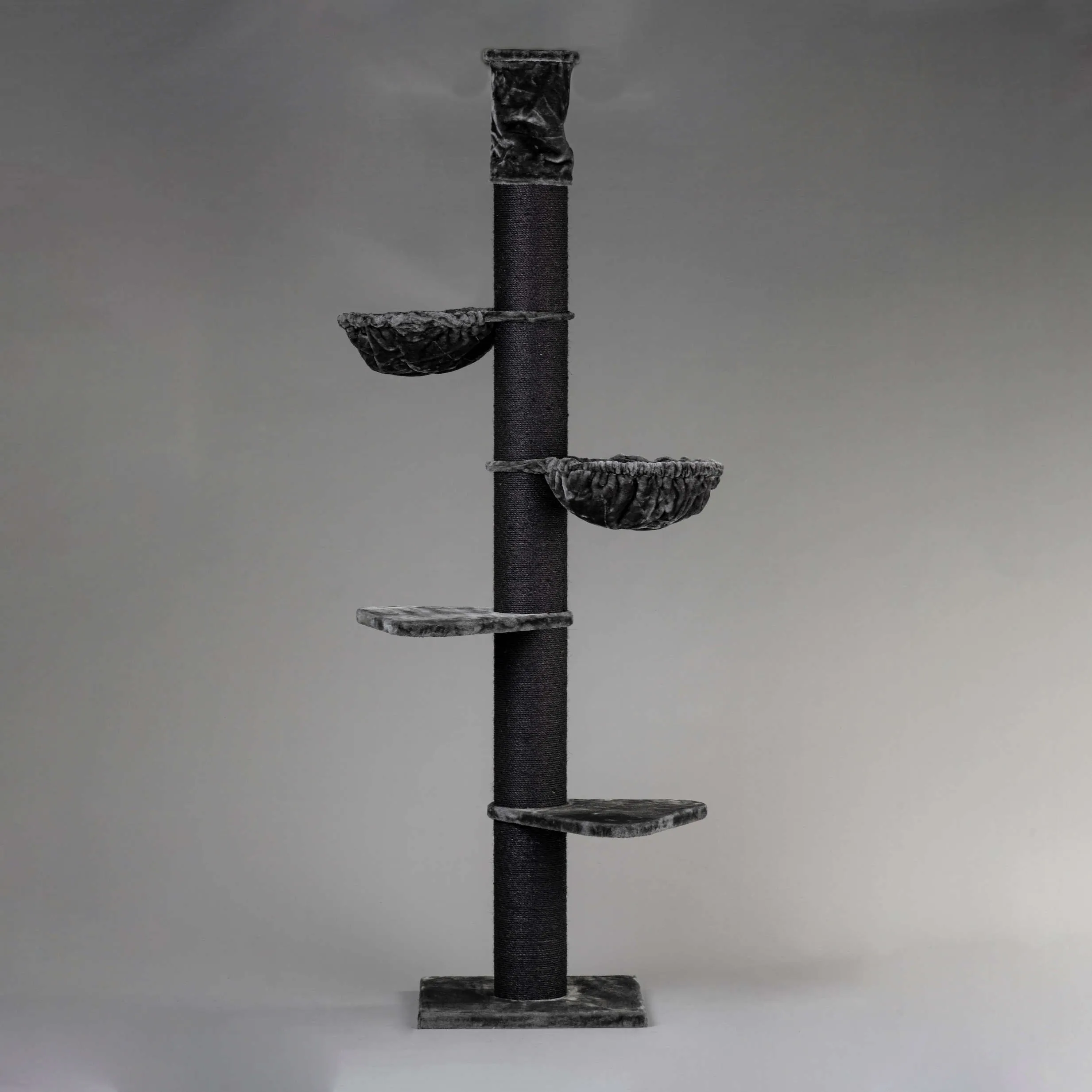 Big Cat Tower Blackline Dark Grey