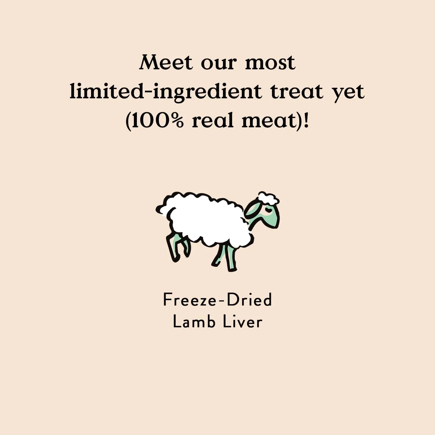 Bocce's Bakery Freeze Dried Lamb Liver Treats for Dogs - All-Natural, Freeze-Dried Treats Made with One Ingredient, Made in The USA, 3 oz