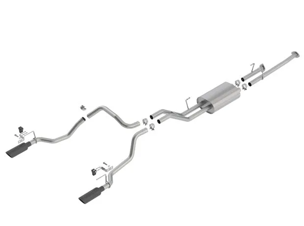 Borla ボーラー 両側ストレートシングル タンドラ 20014-2020 マフラー 140638BC (2nd タンドラ)