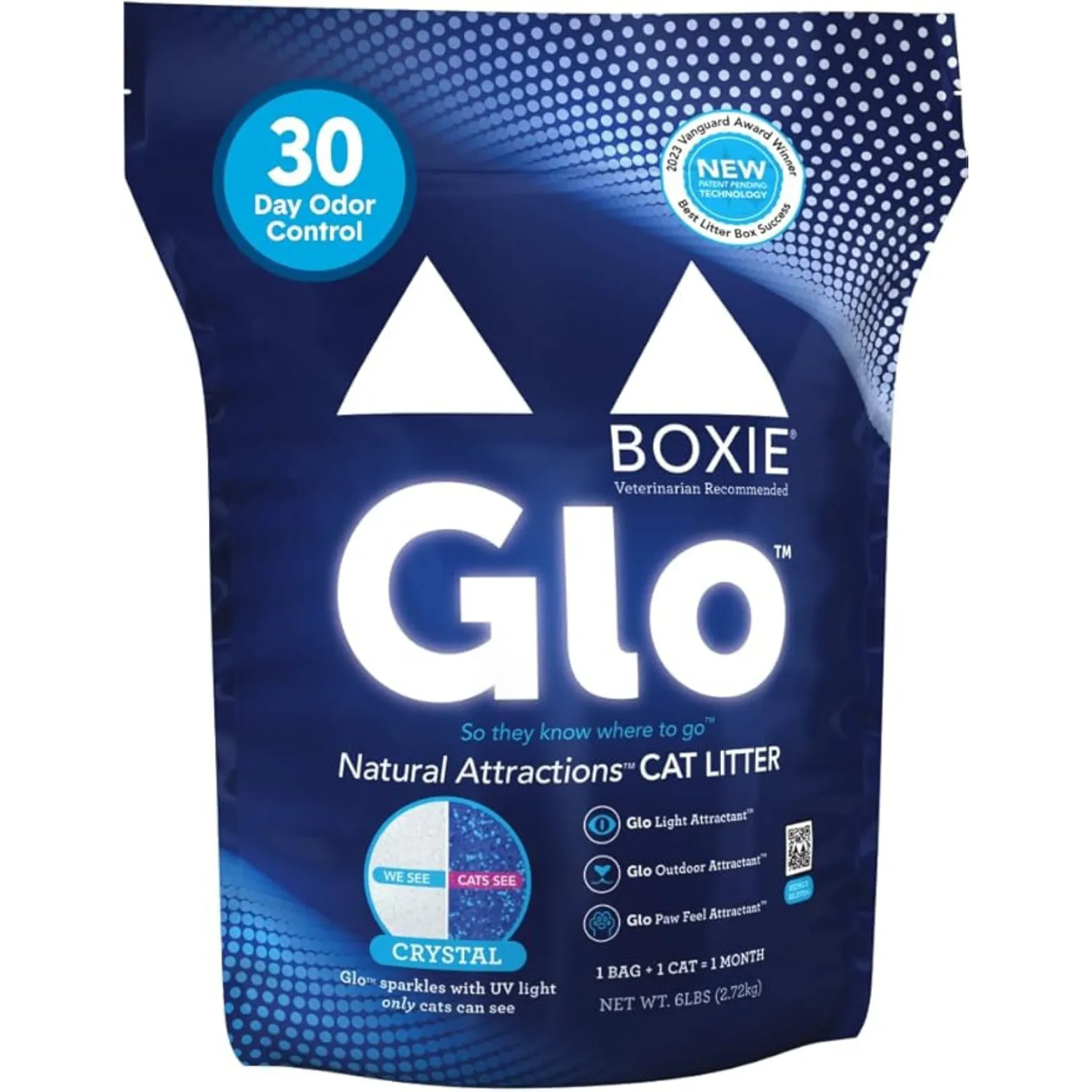 Boxiecat Glo Natural Attractions Crystal Scented Litter
