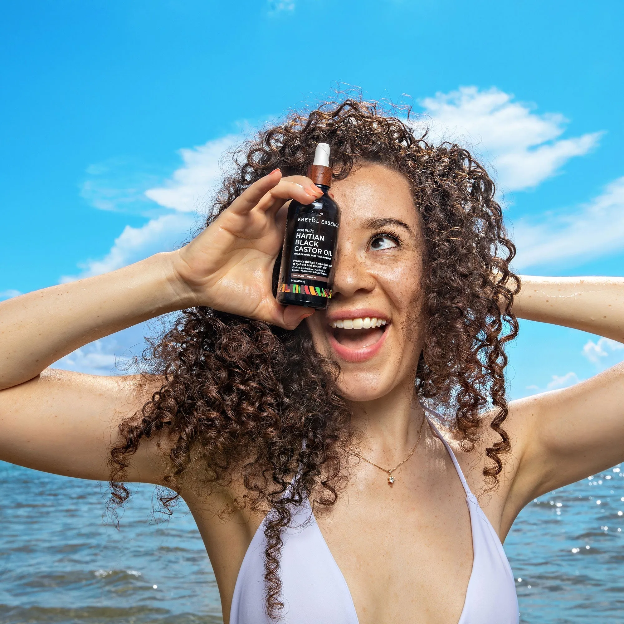 Buy Haitian Black Castor Oil: Cacao Vanilla (2oz), get one FREE