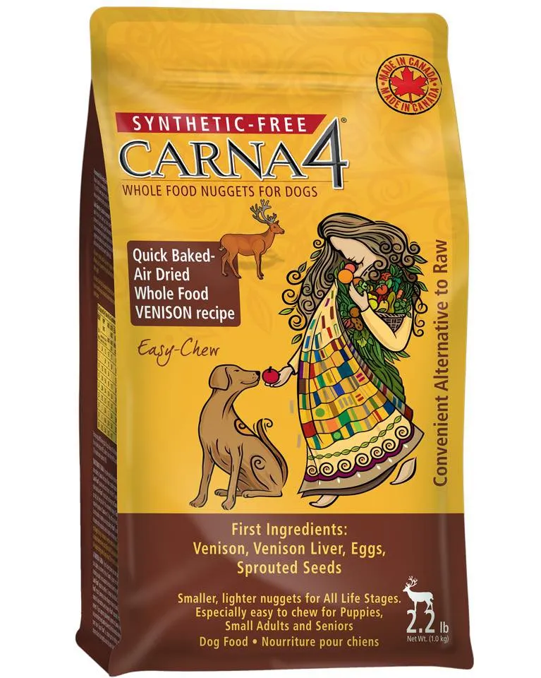 Carna4 Easy Chew Venison Dog Food 2.2lb