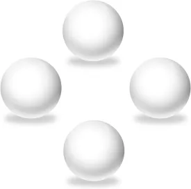 Cat Ball Toy Cat Track Balls Replacement Track Balls for Turbo Round Scratcher Toy (4 pcs), White