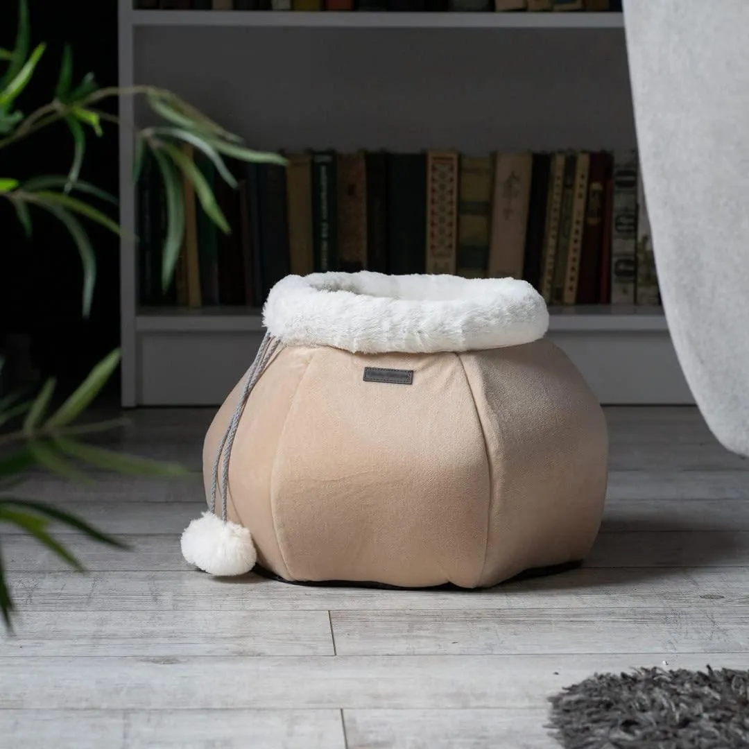 Cat Bed for Indoor Cats Large Kitten House Cat Cave Removable Washable Pillow
