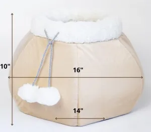 Cat Bed for Indoor Cats Large Kitten House Cat Cave Removable Washable Pillow