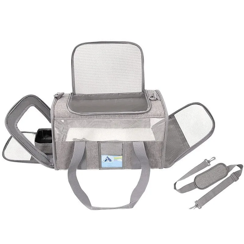 Cat Carrier Bag With Mesh Window Handbag