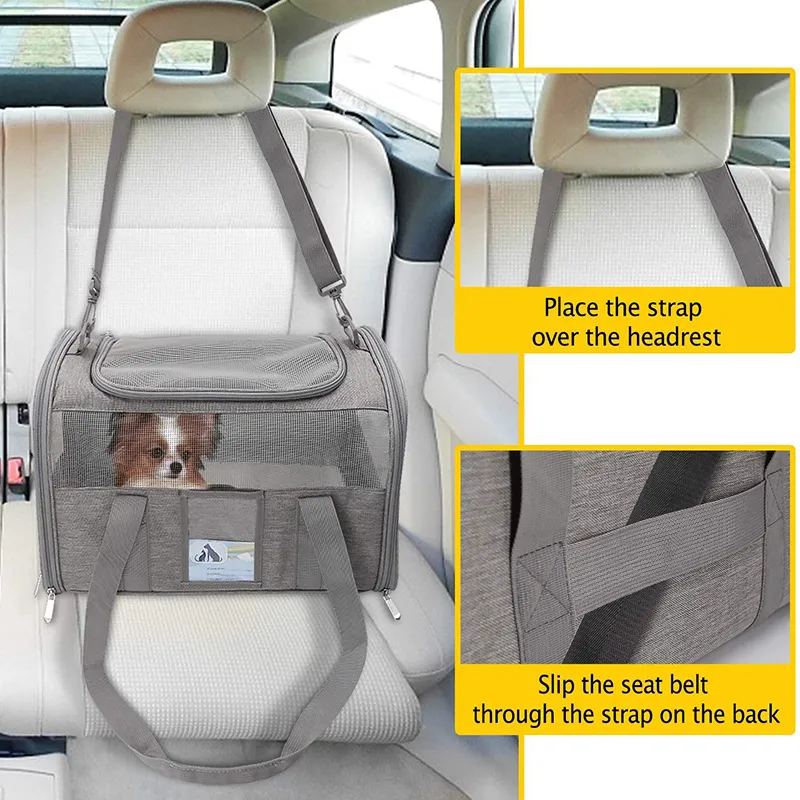 Cat Carrier Bag With Mesh Window Handbag