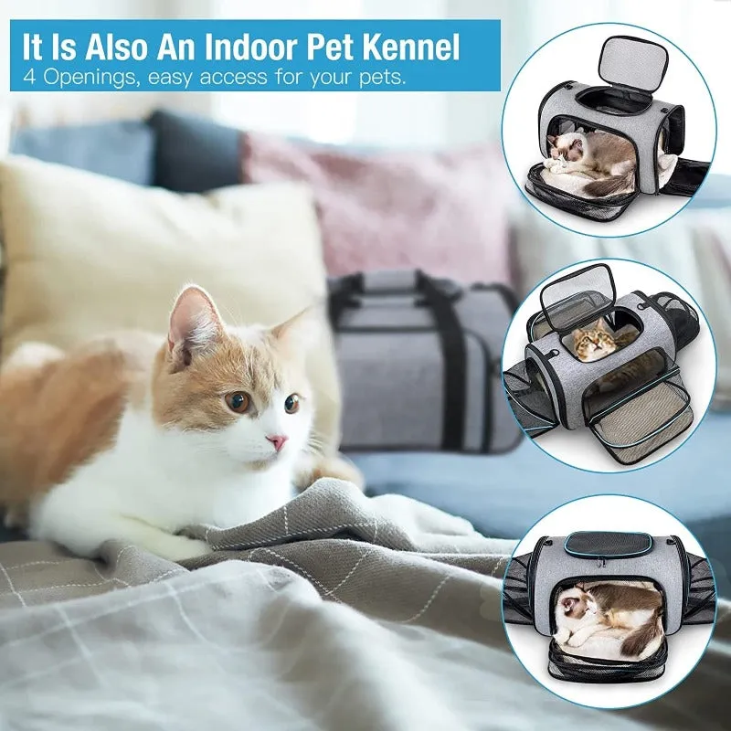 Cat Carrier Expandable Foldable Airline Approved