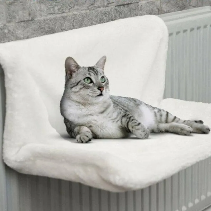 Cat Hanging Bed On Radiator Lounger Hammock for Cats
