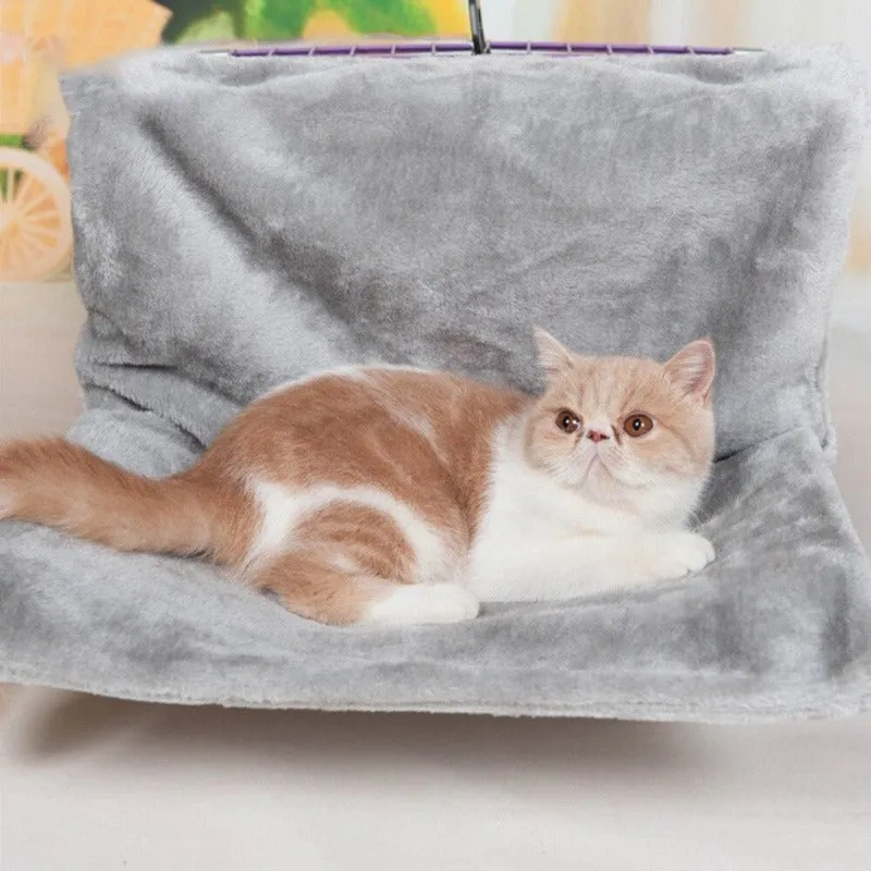 Cat Hanging Bed On Radiator Lounger Hammock for Cats