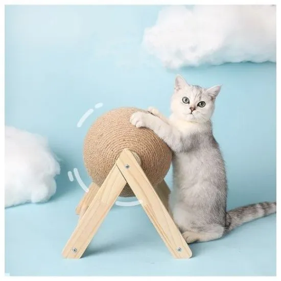 Cat Scratching Ball - Rope Ball Board Grinding Paws Toys