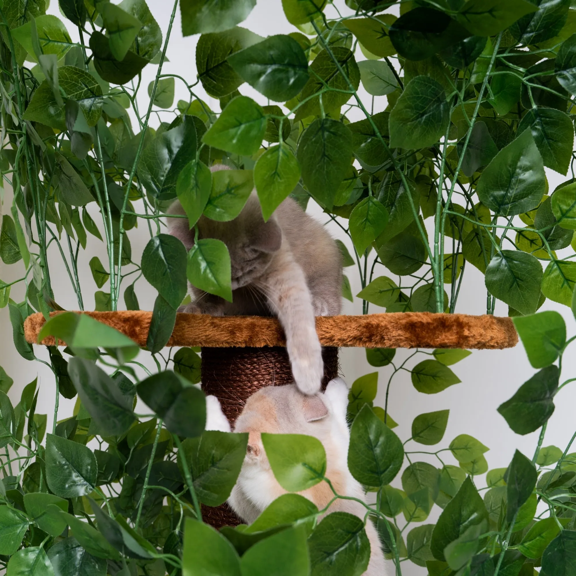 Cat Tree Natural Leaves