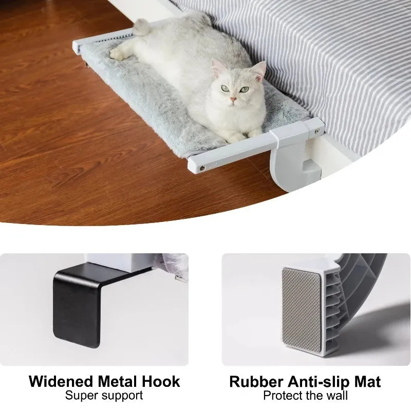 Cat Window Perch Adjustable Hammock With 2-sided Cushion