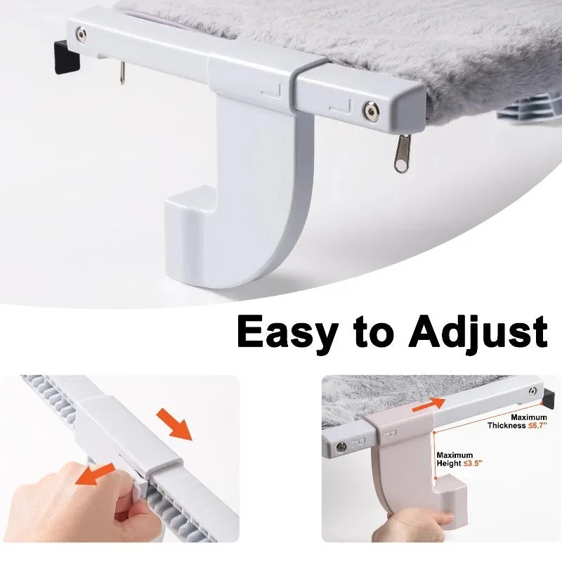 Cat Window Perch Adjustable Hammock With 2-sided Cushion
