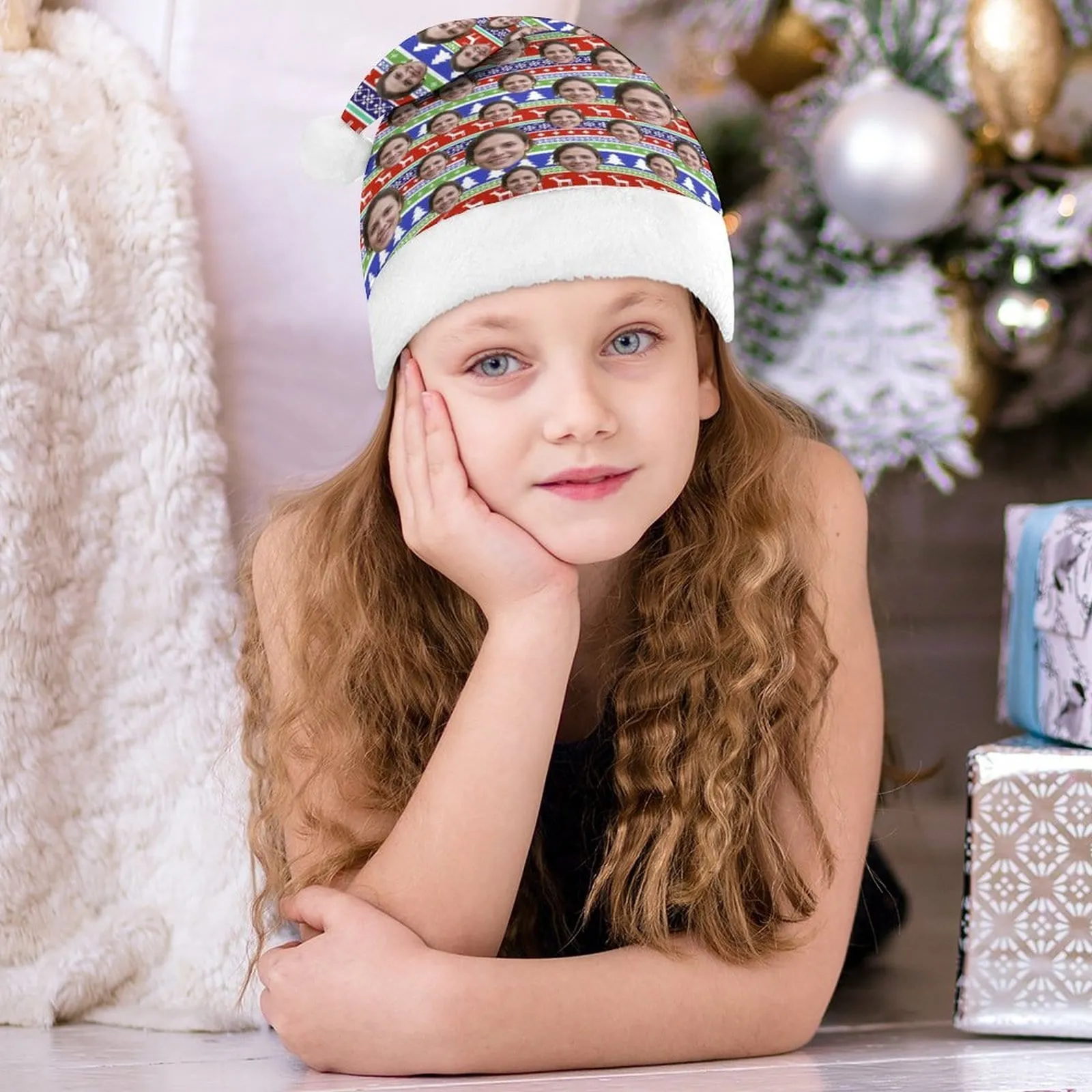 Custom Face Festival Gift Christmas Hat