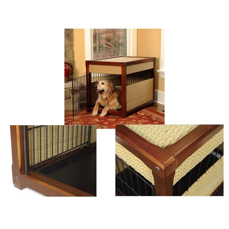 Deluxe Pet Residence Rhino Wicker Dog Crate