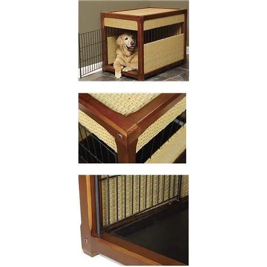 Deluxe Pet Residence Rhino Wicker Dog Crate