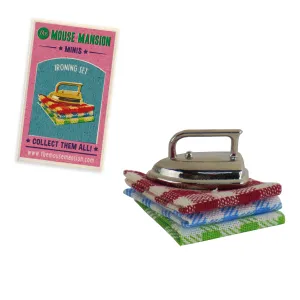 Dollhouse Miniatures - Ironing Set (Scale 1:12)