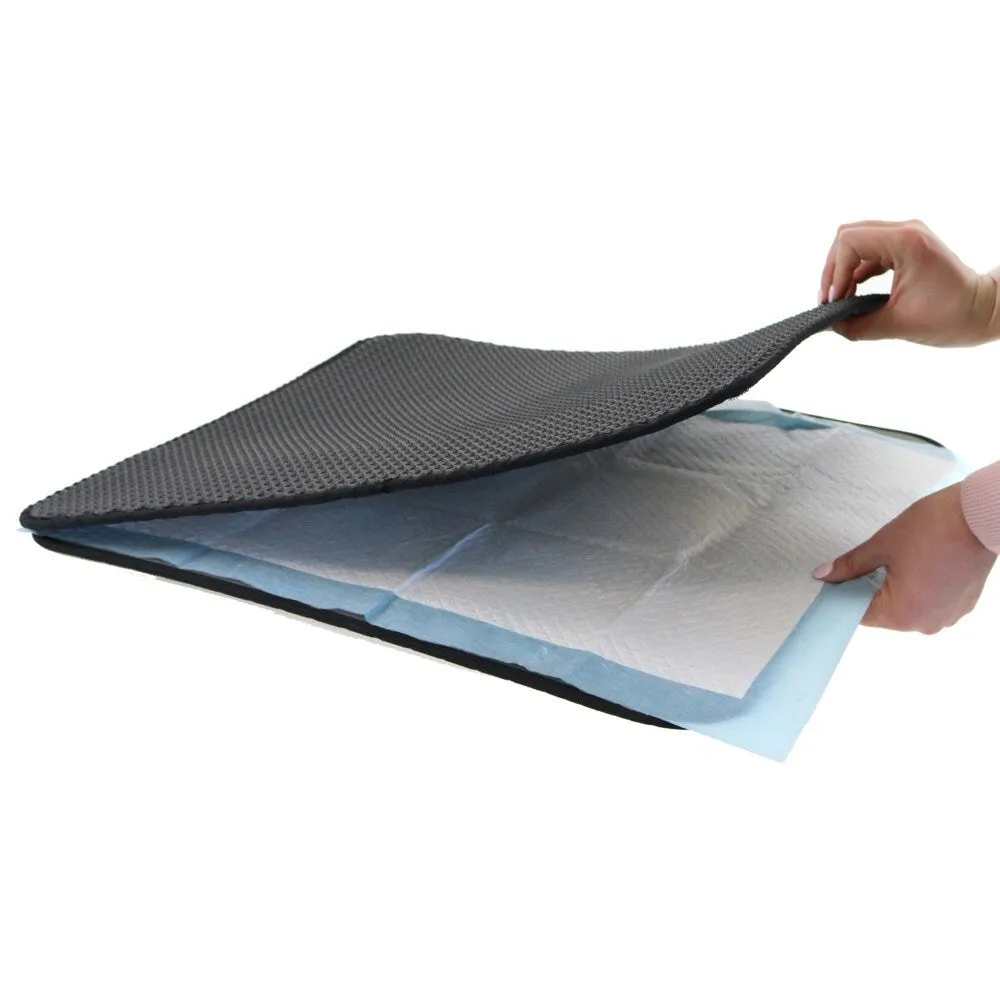 Double Layer Waterproof Cat Litter Trap Mat, 2 Pack