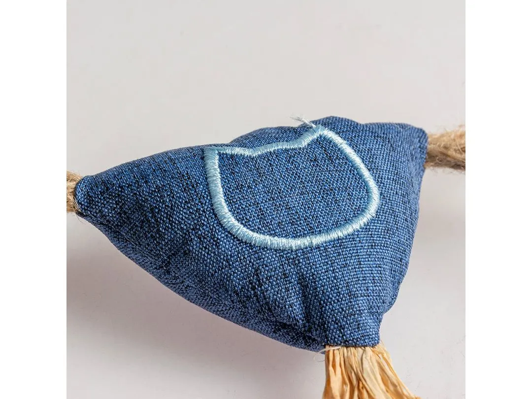 ECO Navy triangle & catnip 3x18x20cm Multicolour