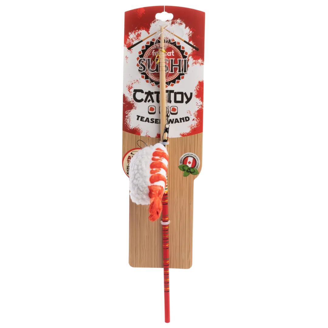 Fab Cat Sushi Teaser Wand Cat Toy