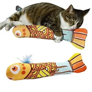Fish Cat Toys Catnip Stuffed Interactive Cat Toy Simulation