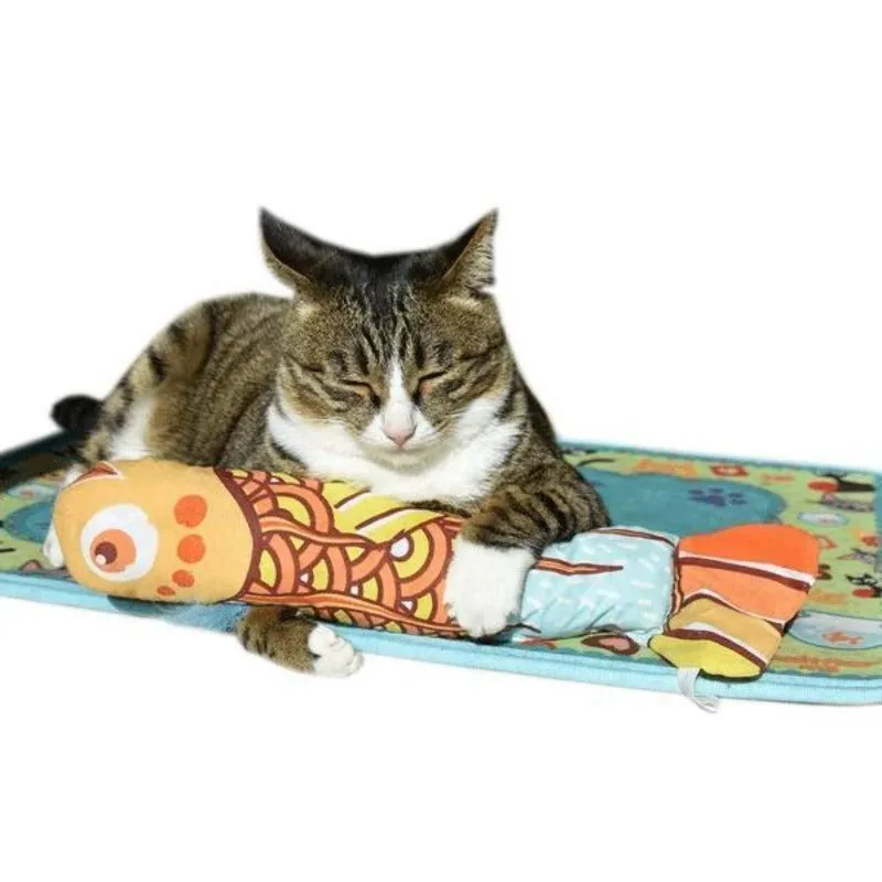 Fish Cat Toys Catnip Stuffed Interactive Cat Toy Simulation