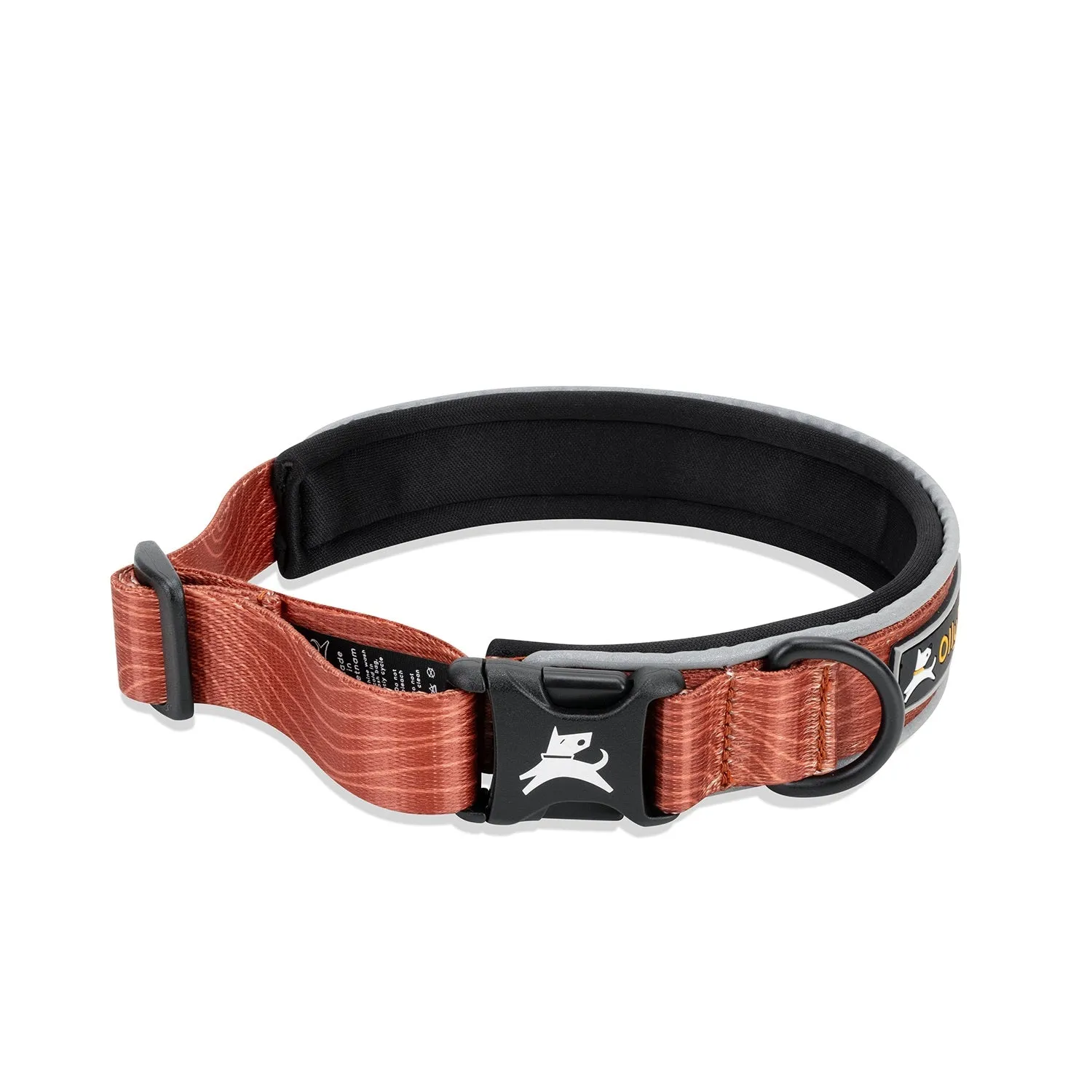 Flagstaff Reflective Comfort Collar | Padded Dog Collar