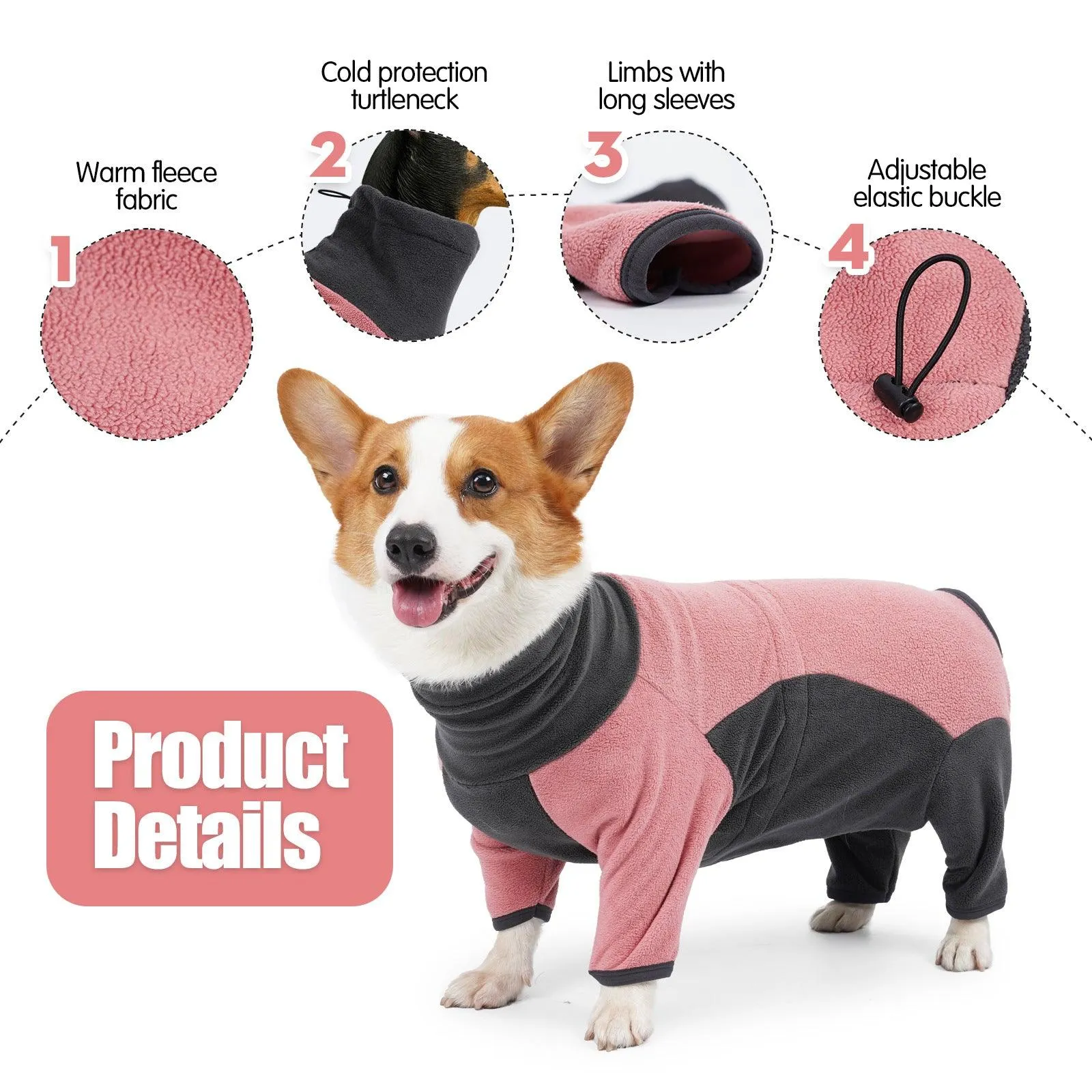 Four-legged Cotton Dog Winter Clothes