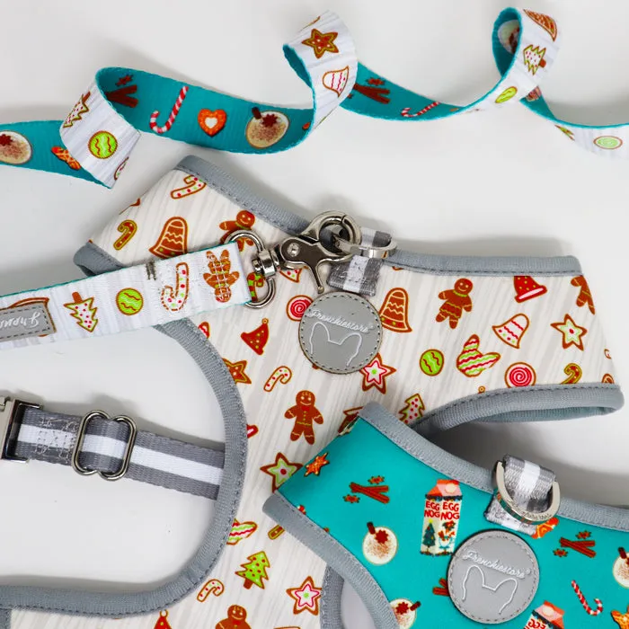 Frenchiestore Dog Luxury Leash | Eggnog & Cookies